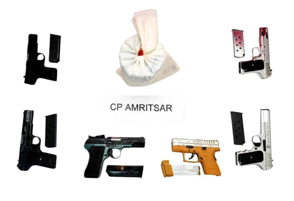 Punjab Police busts arms and drug smuggling network arrests five